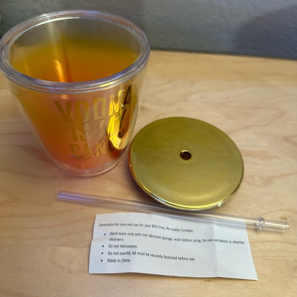 🍭 “Vodka is my candy” Tumbler, NWOT - Picture 3 of 5